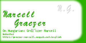 marcell graczer business card